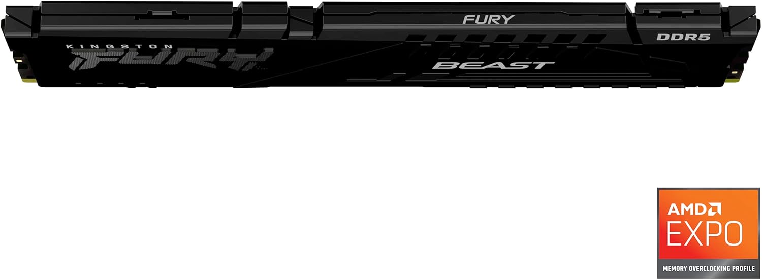 Memória RAM Kingston FURY Beast 32GB DDR5 5200MT/s CL40 DIMM Preto - Imagem 2