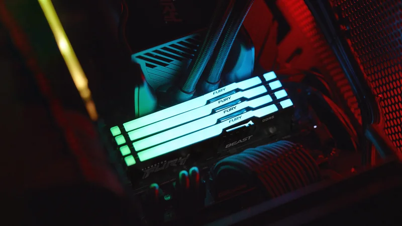 Memória RAM Kingston FURY Beast RGB 64GB (2x32GB) DDR5 5200MT/s CL40 DIMM - Imagem 15
