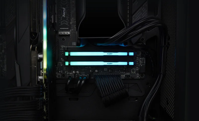 Memória RAM Kingston FURY Beast RGB 64GB (2x32GB) DDR5 5200MT/s CL40 DIMM - Imagem 11