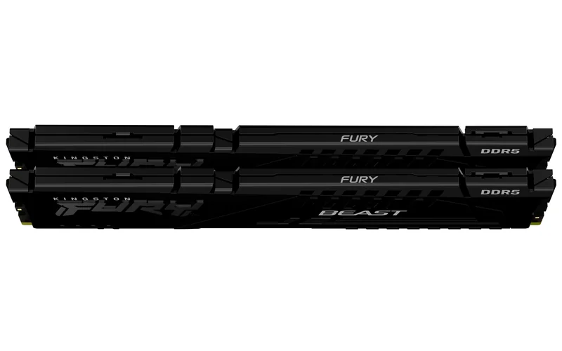 Memória RAM KINGSTON FURY Beast Black 64GB (2x32GB) DDR5 5200MT/s CL40 DIMM Kit de 2 - Imagem 2