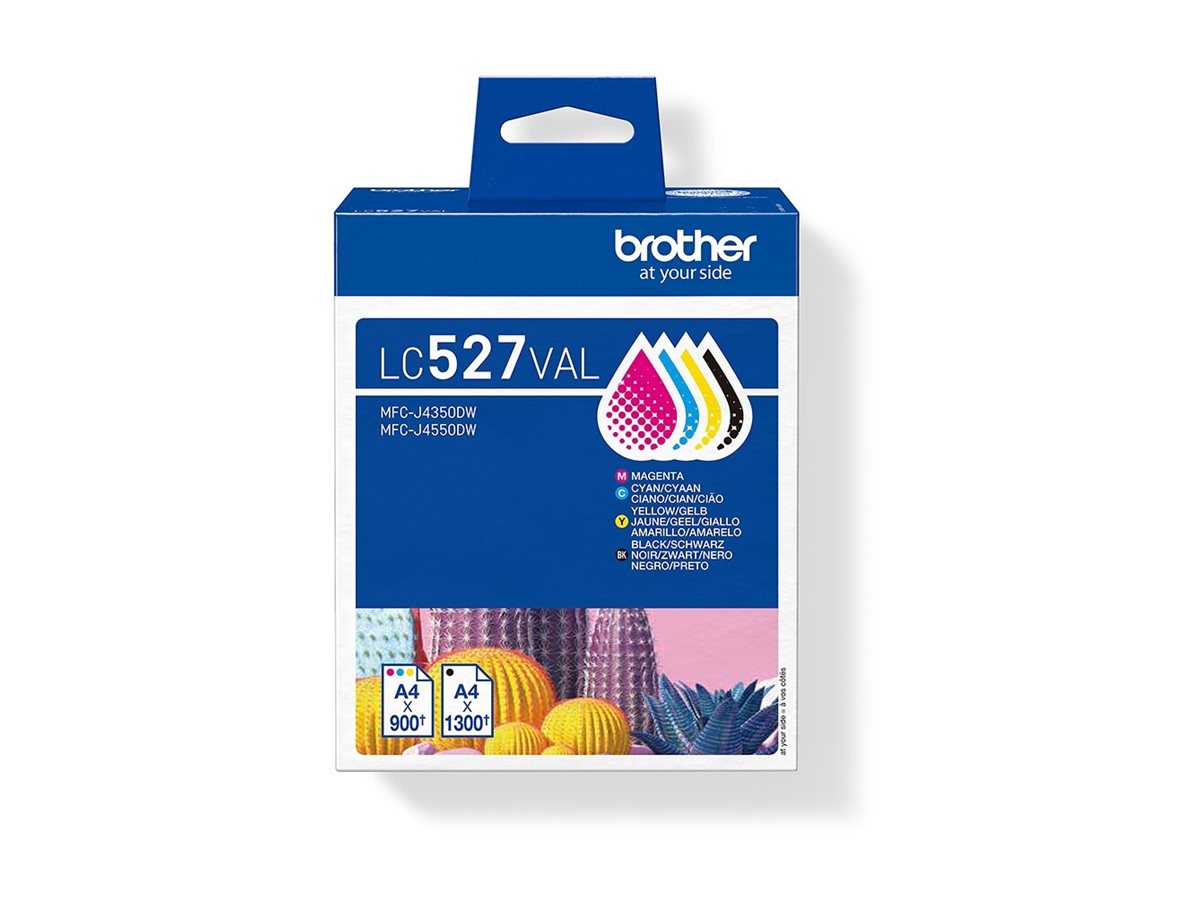 Pack Tinteiros Brother LC527 Multipack 4 Cores Original