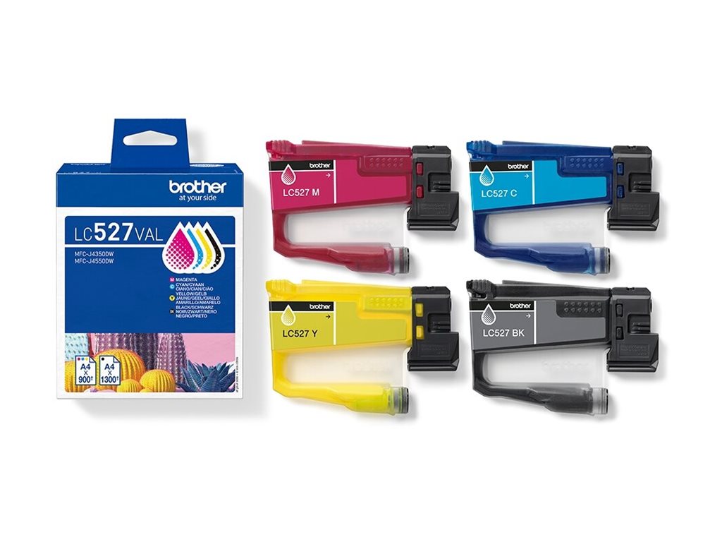 Pack Tinteiros Brother LC527 Multipack 4 Cores Original - Imagem 5