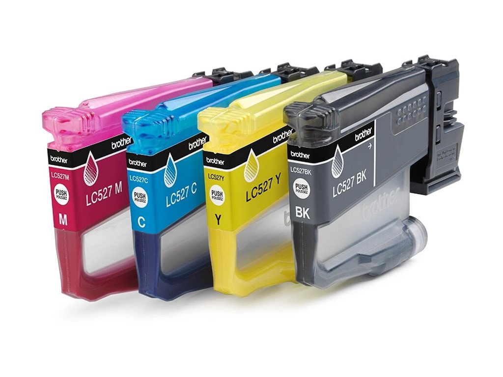 Pack Tinteiros Brother LC527 Multipack 4 Cores Original - Imagem 2