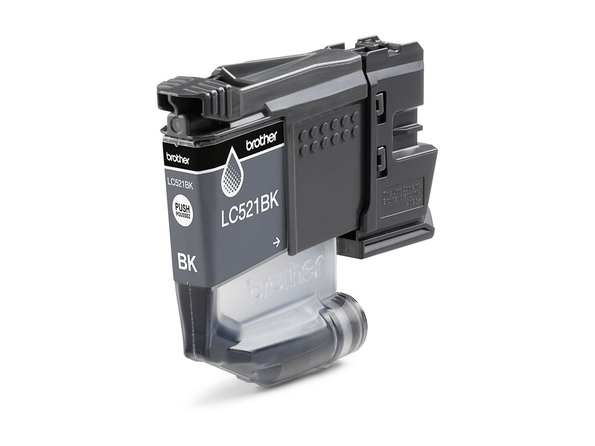 Tinteiro BROTHER LC521BK Preto Original Rendimento até 500 páginas - Imagem 2