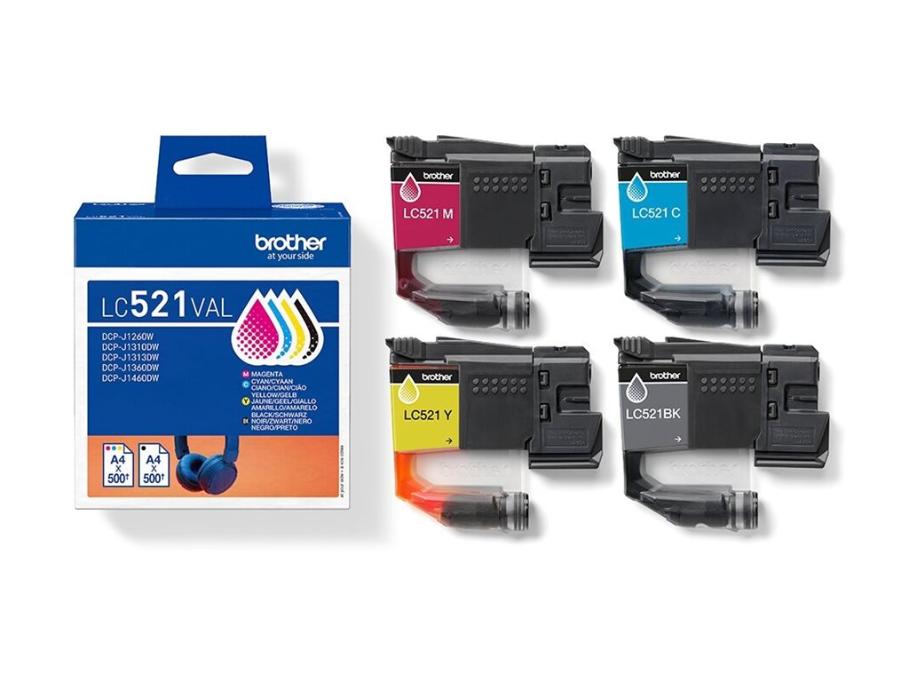 Tinteiro Brother LC521 Multipack 4 Cores - Imagem 5