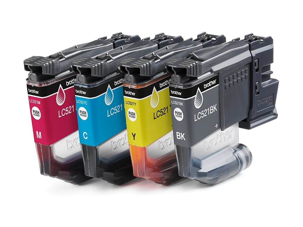 Tinteiro Brother LC521 Multipack 4 Cores - Imagem 2