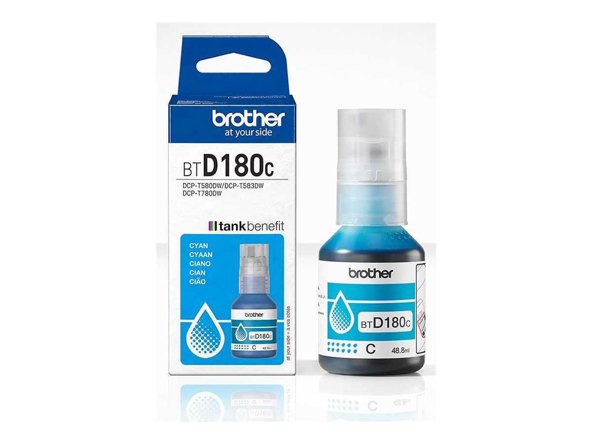 Tinta Recarga BROTHER BTD180C Original Azul Ciano 5.000 páginas para DCP-T580DW - Imagem 3