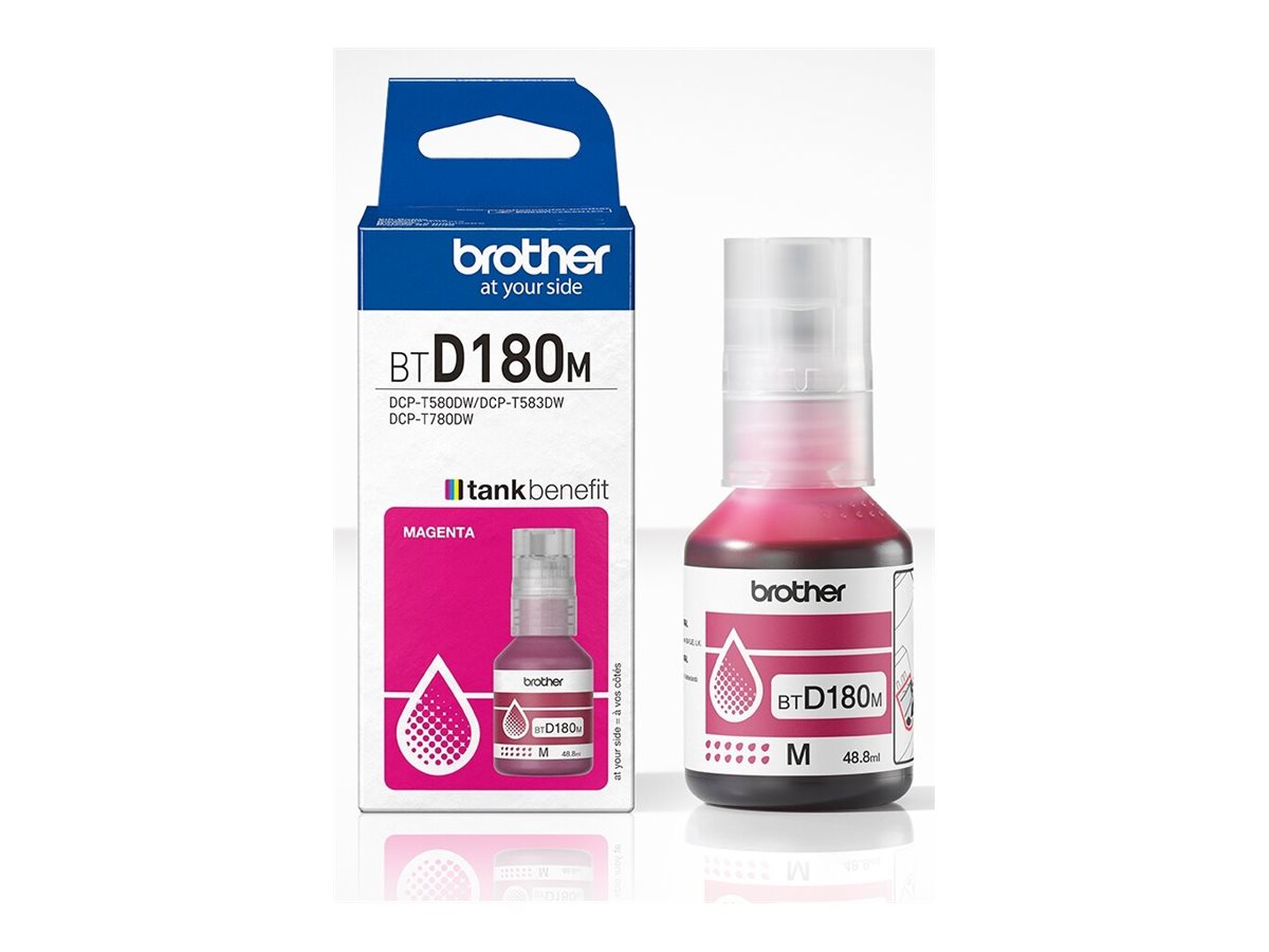 Recarga de Tinta BROTHER BTD180M Original Magenta 5.000 Páginas para DCP-T580DW - Imagem 2