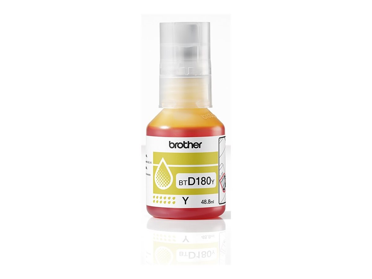 Recarga de Tinta BROTHER BTD180Y Amarelo Original 5.000 Páginas para DCP-T580DW - Imagem 3