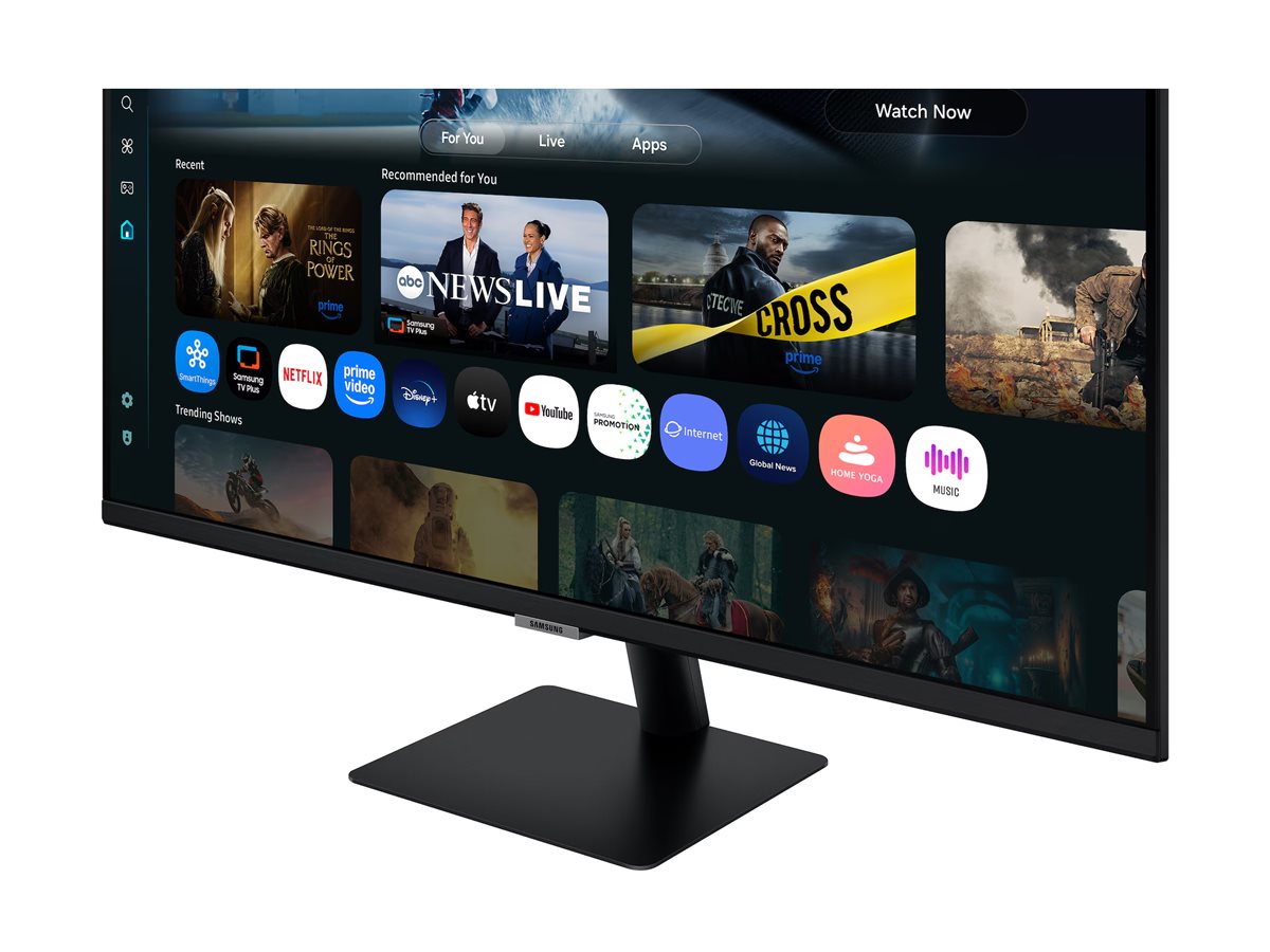 Monitor Smart Samsung M70F 32" VA UHD 4K 60Hz HDR10 USB-C 65W com Altifalantes Preto (LS32FM702)