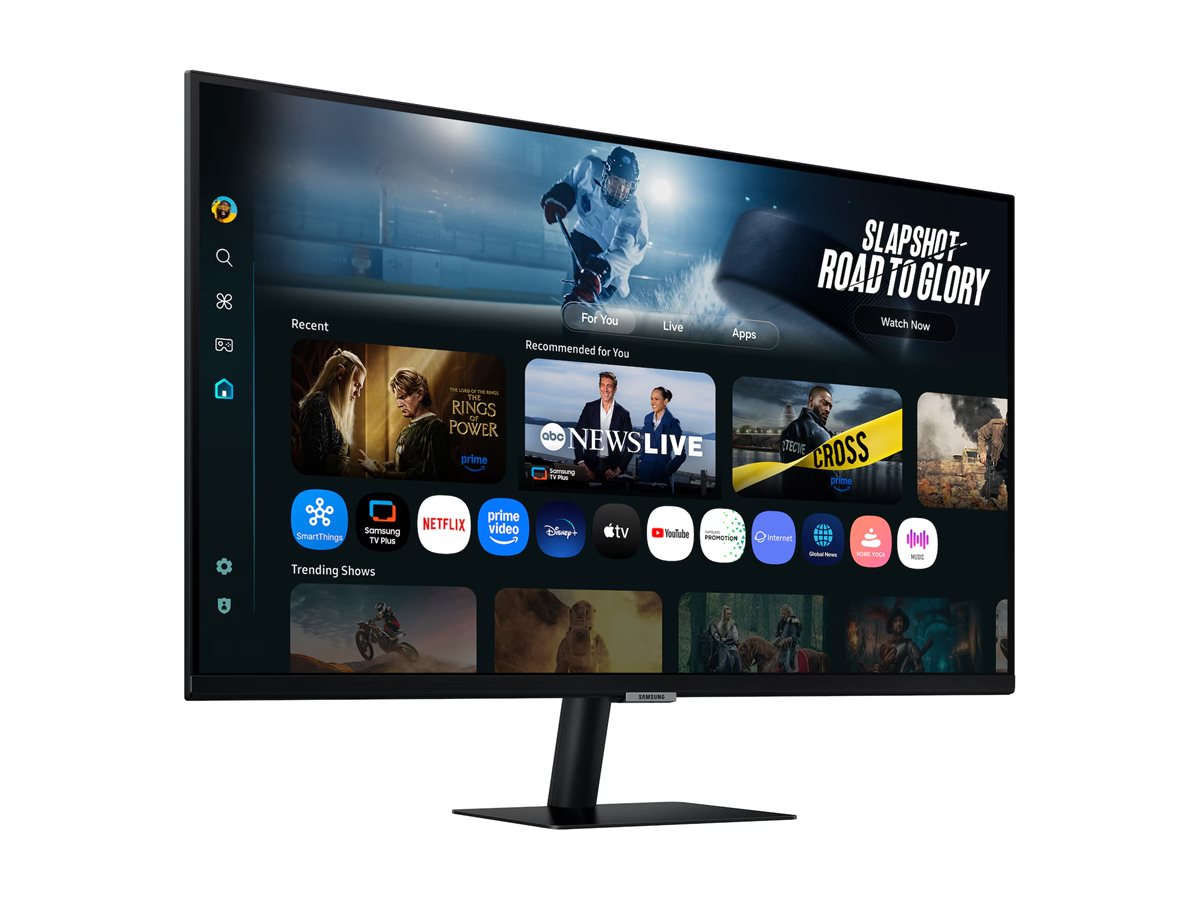 Monitor Smart Samsung M70F 32" VA UHD 4K 60Hz HDR10 USB-C 65W com Altifalantes Preto (LS32FM702) - Imagem 10