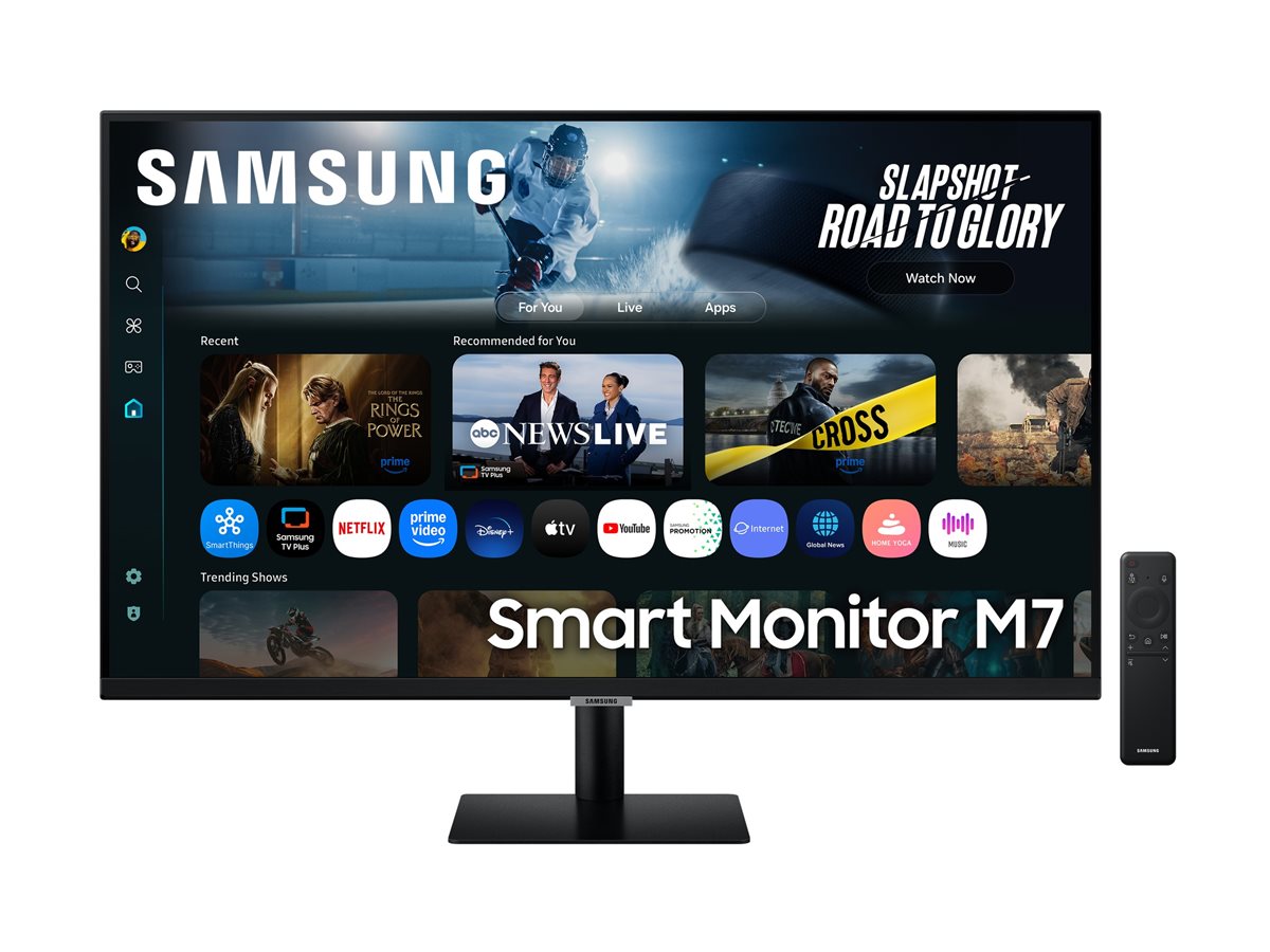 Monitor Smart Samsung M70F 32" VA UHD 4K 60Hz HDR10 USB-C 65W com Altifalantes Preto (LS32FM702) - Imagem 5