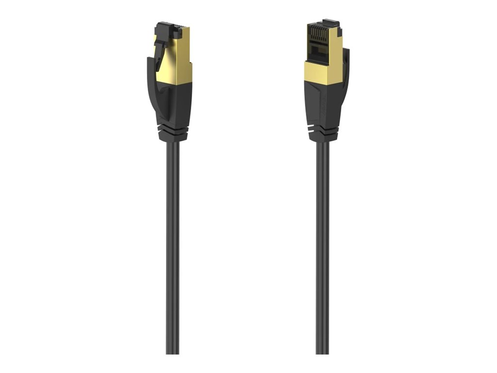 Cabo de Rede Hama Essential Line CAT 8 5m S/FTP Preto - Imagem 1