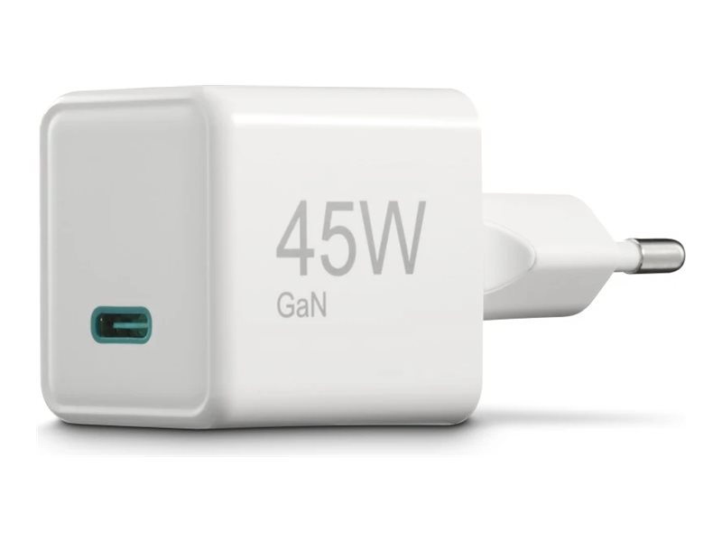 Carregador Mini Hama 45W USB C PD Branco - Imagem 1