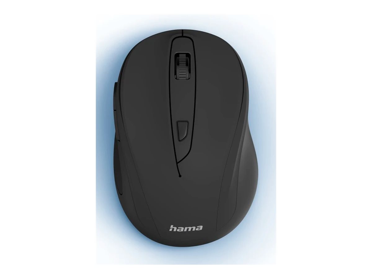 Rato Hama MW-400 V2 Ergonómico Sem Fios 6 Botões Preto - Imagem 3