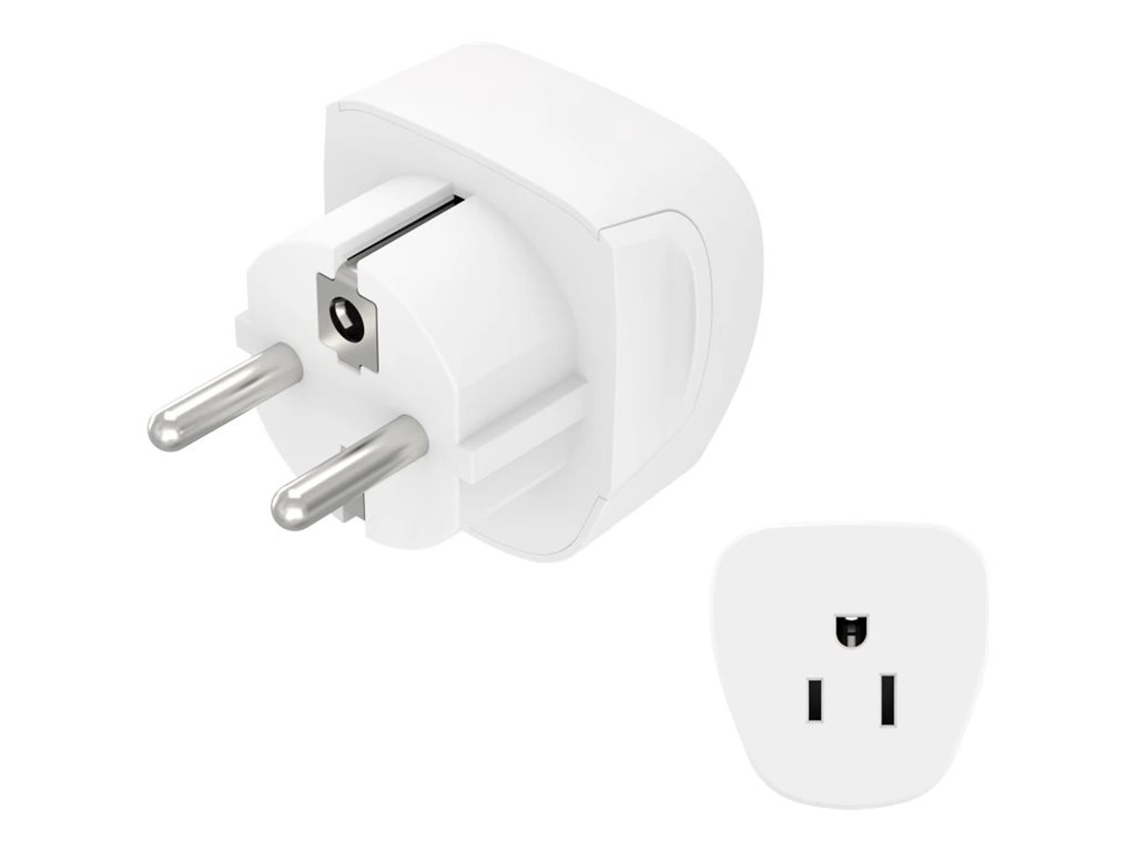 Adaptador de Viagem Hama Europa para EUA Branco - Imagem 1