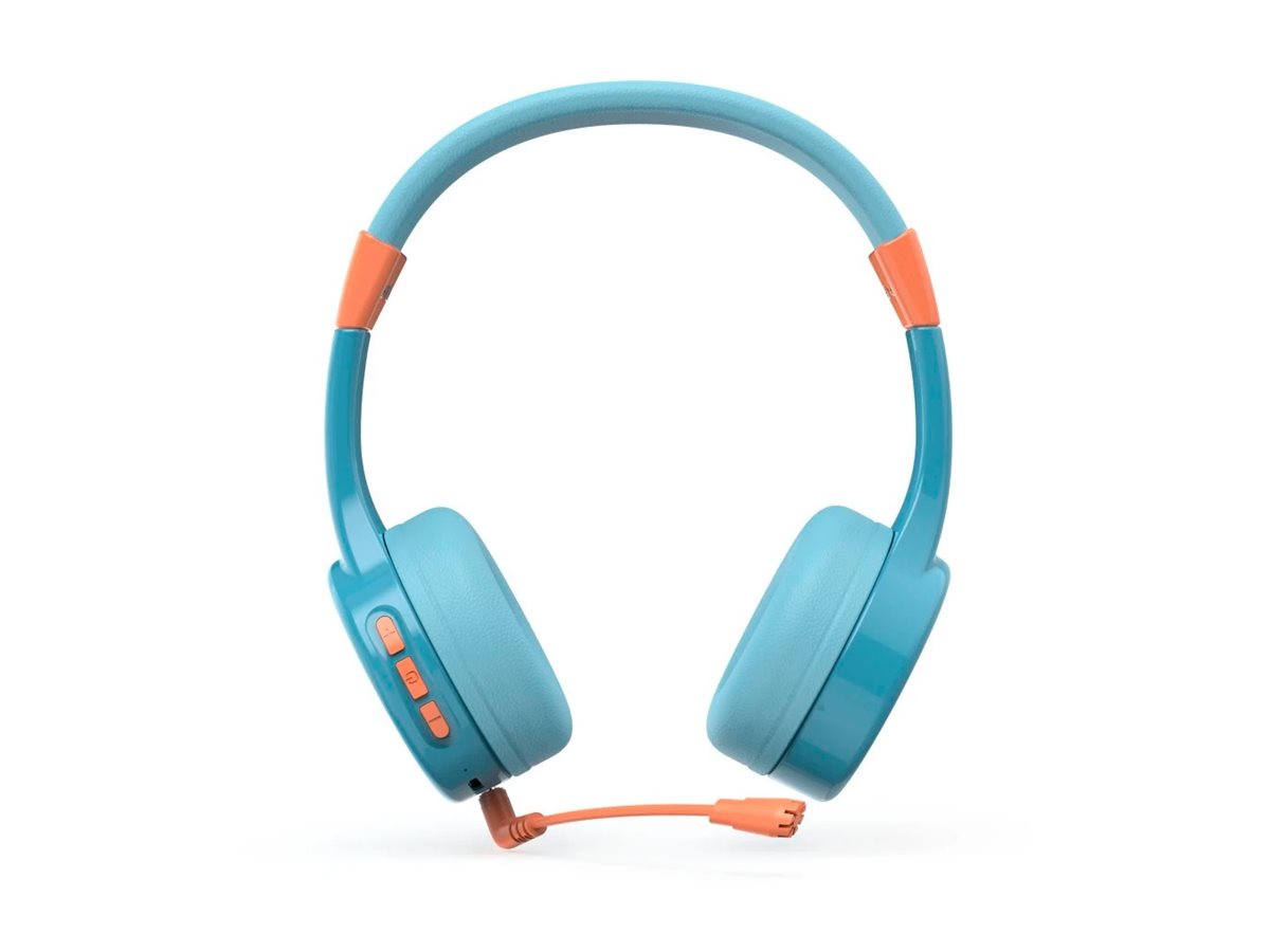 Auscultadores Hama Teens Guard II Bluetooth Microfone Azul Laranja - Imagem 5