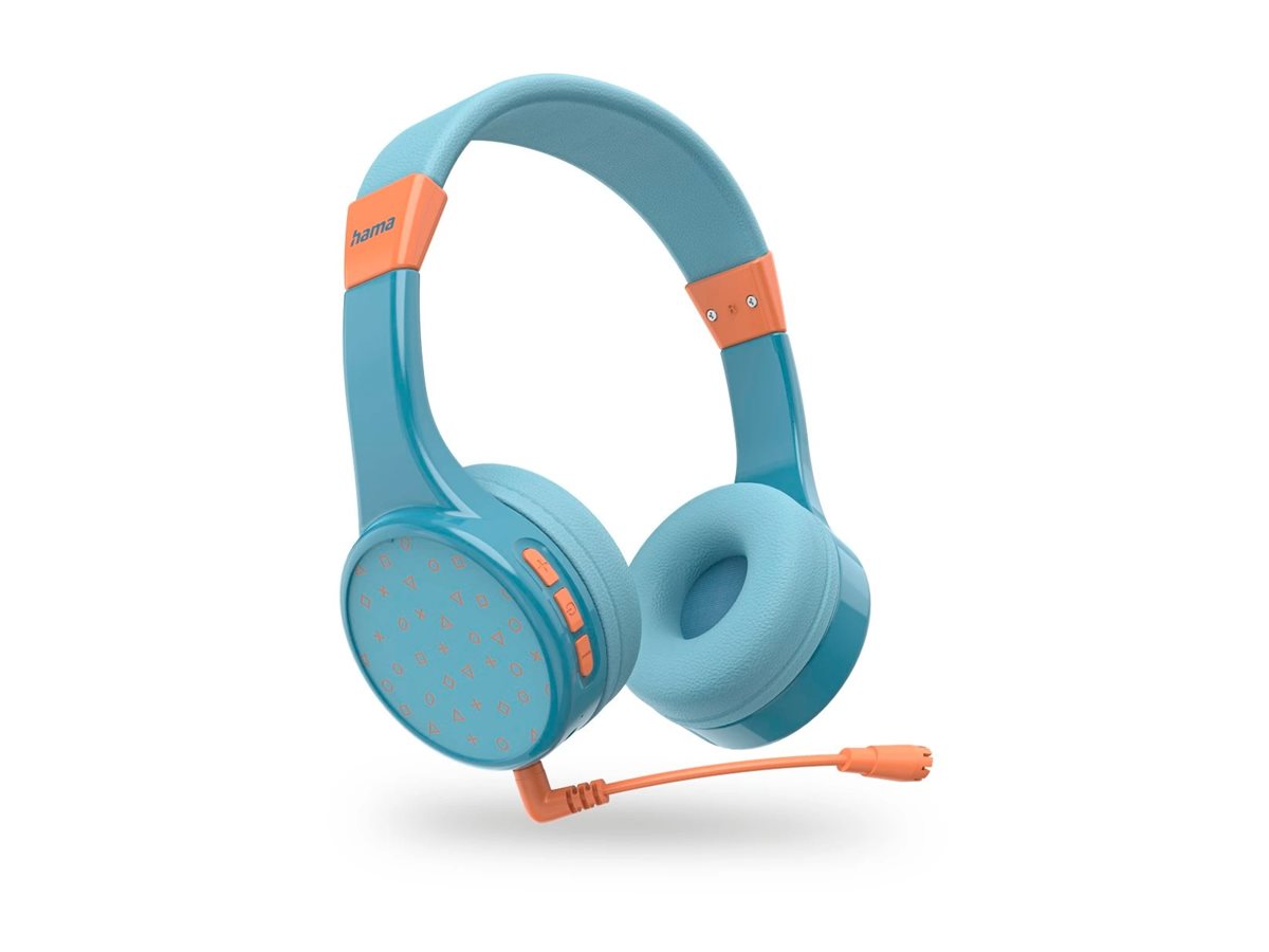 Auscultadores Hama Teens Guard II Bluetooth Microfone Azul Laranja - Imagem 6