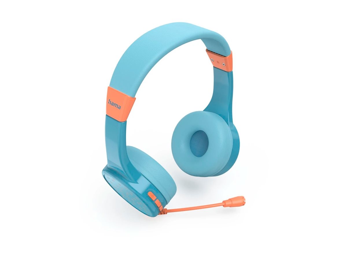 Auscultadores Hama Teens Guard II Bluetooth Microfone Azul Laranja - Imagem 7