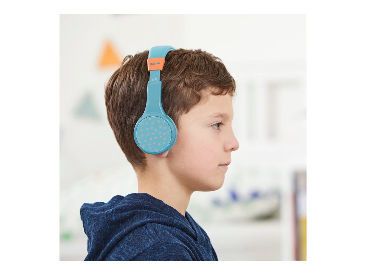 Auscultadores Hama Teens Guard II Bluetooth Microfone Azul Laranja - Imagem 9