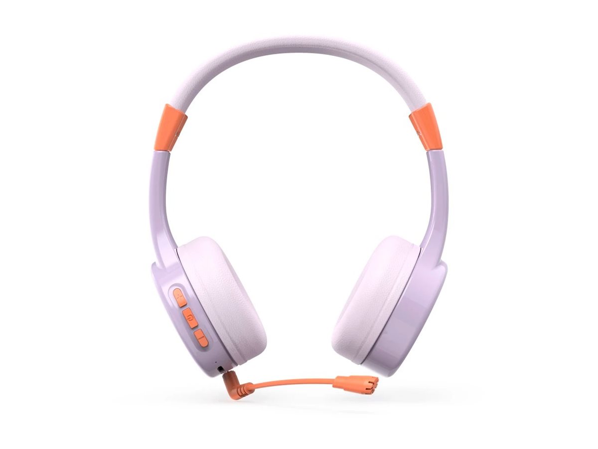Auscultadores On-Ear Hama Teens Guard II Bluetooth Microfone Laranja Lilás - Imagem 5