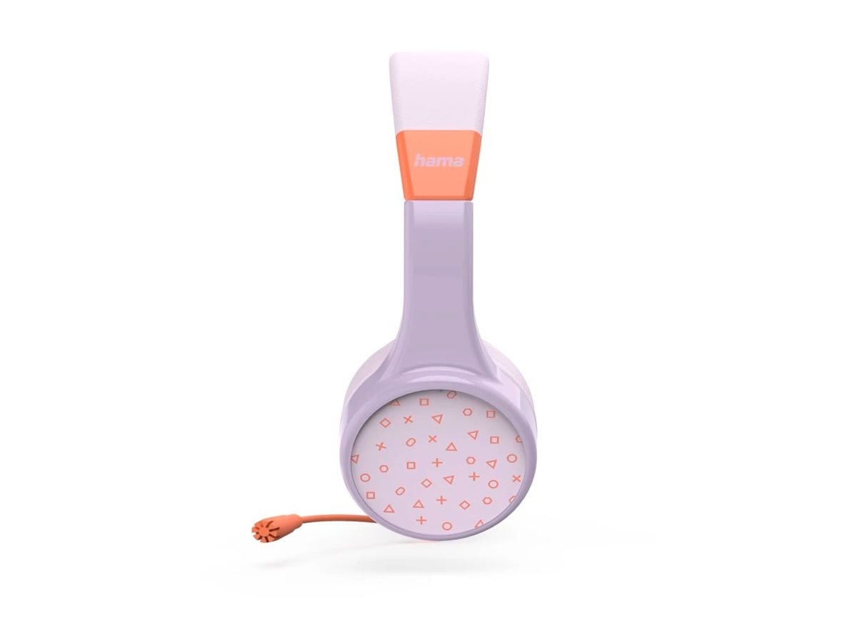 Auscultadores On-Ear Hama Teens Guard II Bluetooth Microfone Laranja Lilás - Imagem 3
