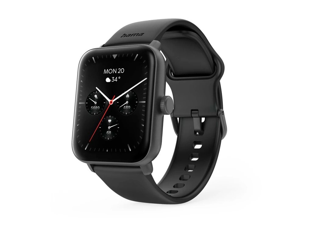Relógio Inteligente Hama 6010 1.65" Bluetooth Preto Bracelete Silicone - Imagem 4