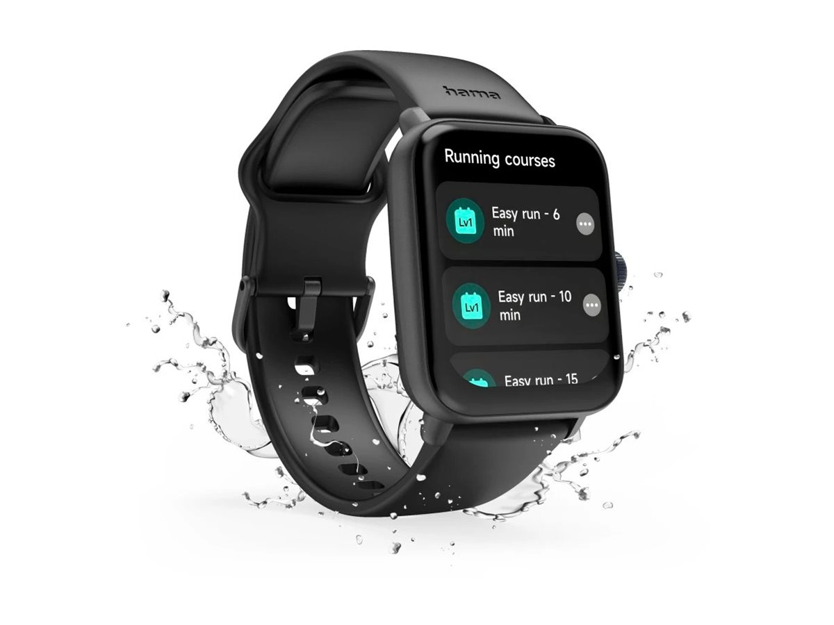 Relógio Inteligente Hama 6010 1.65" Bluetooth Preto Bracelete Silicone - Imagem 9
