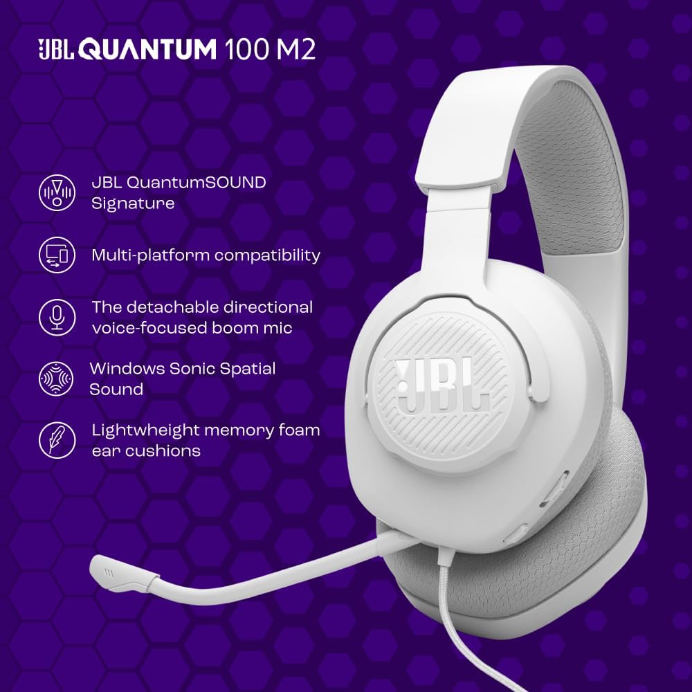 JBL Headset Quantum 100 M2 Gaming - Imagem 2