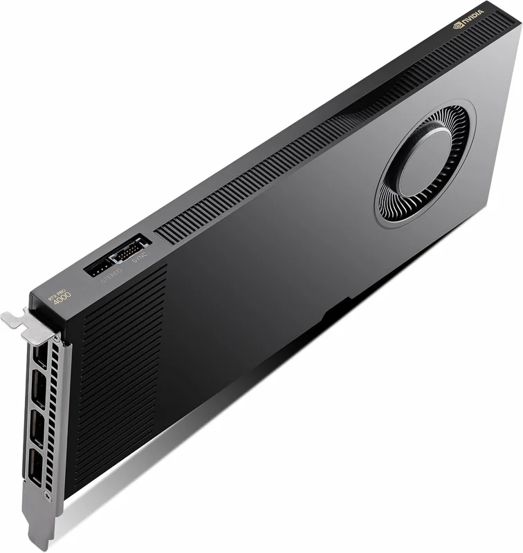 Placa Gráfica PNY NVIDIA RTX PRO 4000 Blackwell 24GB GDDR7 ECC OEM 4x DisplayPort - Imagem 4