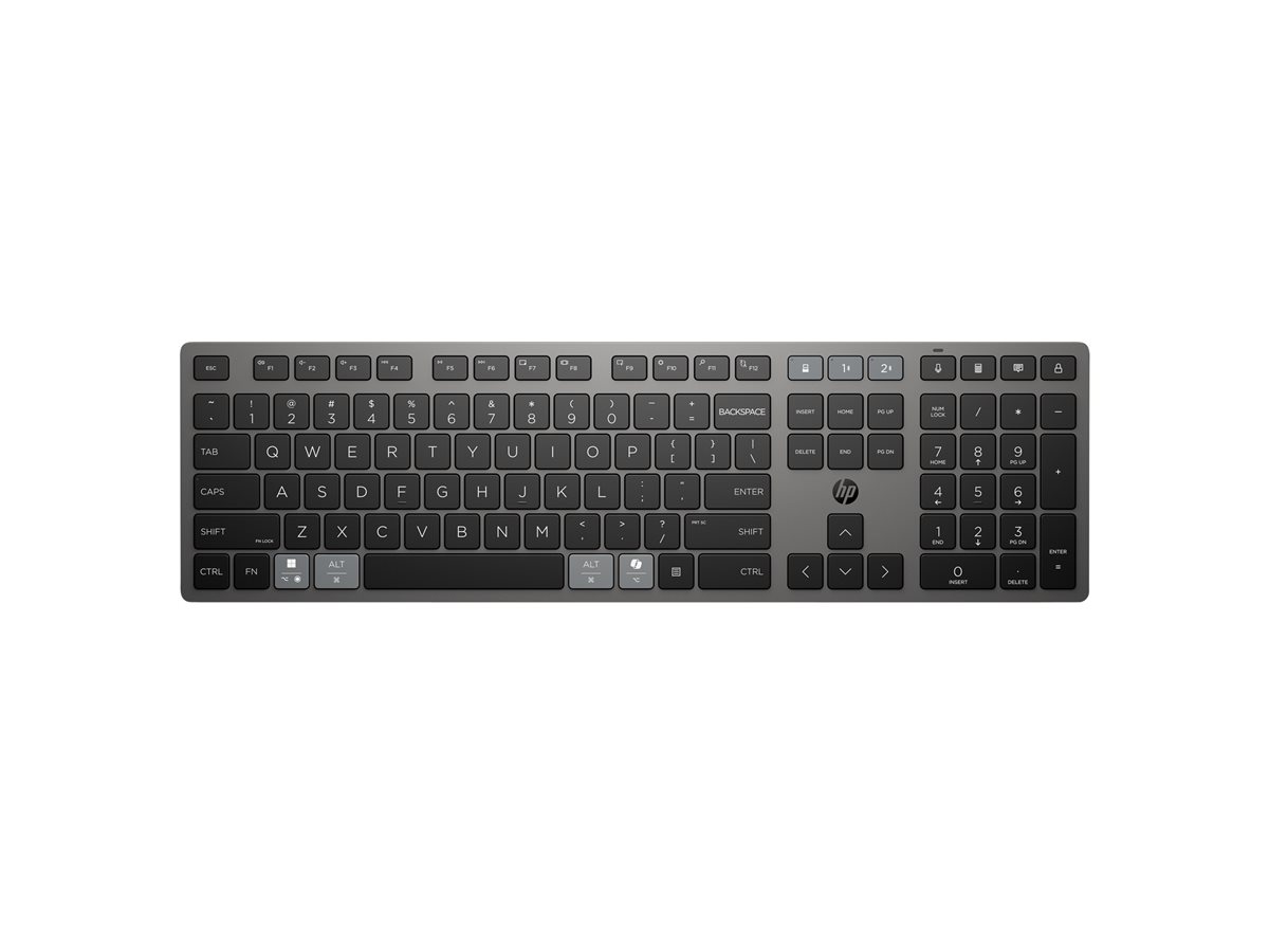 Teclado HP 725 Multi-Dispositivo Full Size Sem Fios Português Preto Entardecer - Imagem 6