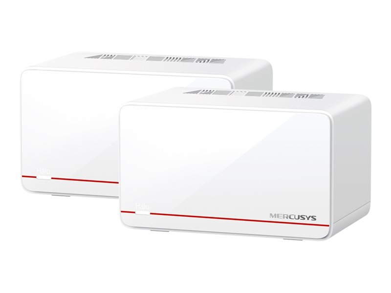 Mercusys Halo H37BE V1 - Sistema Wi-Fi - (2 routers) - até 5000 pés quadrados - rede 1GbE, 2.5GbE, Wi-Fi 7 Dual Band