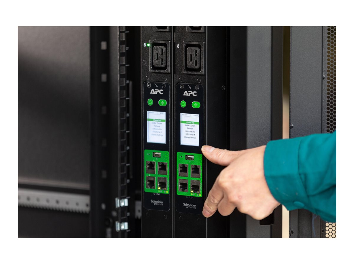PDU Comutada APC EPDU2216S 11kW 3 Fases 0U 27 Tomadas Preto - Imagem 2