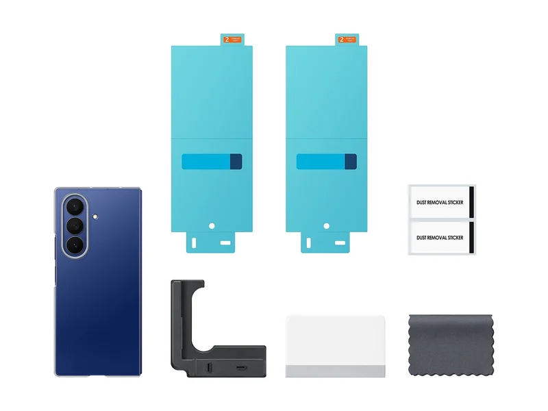 Capa Samsung EF-AF966 Transparente em Policarbonato para Galaxy Z Fold7 com 2 Películas - Imagem 7