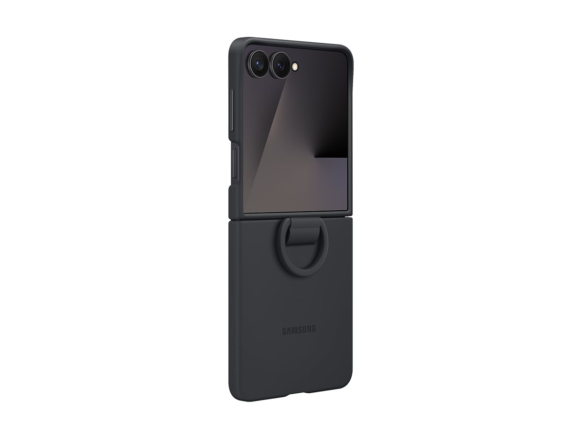 Capa Silicone Samsung EF PF766 Com Anel Preto - Imagem 6