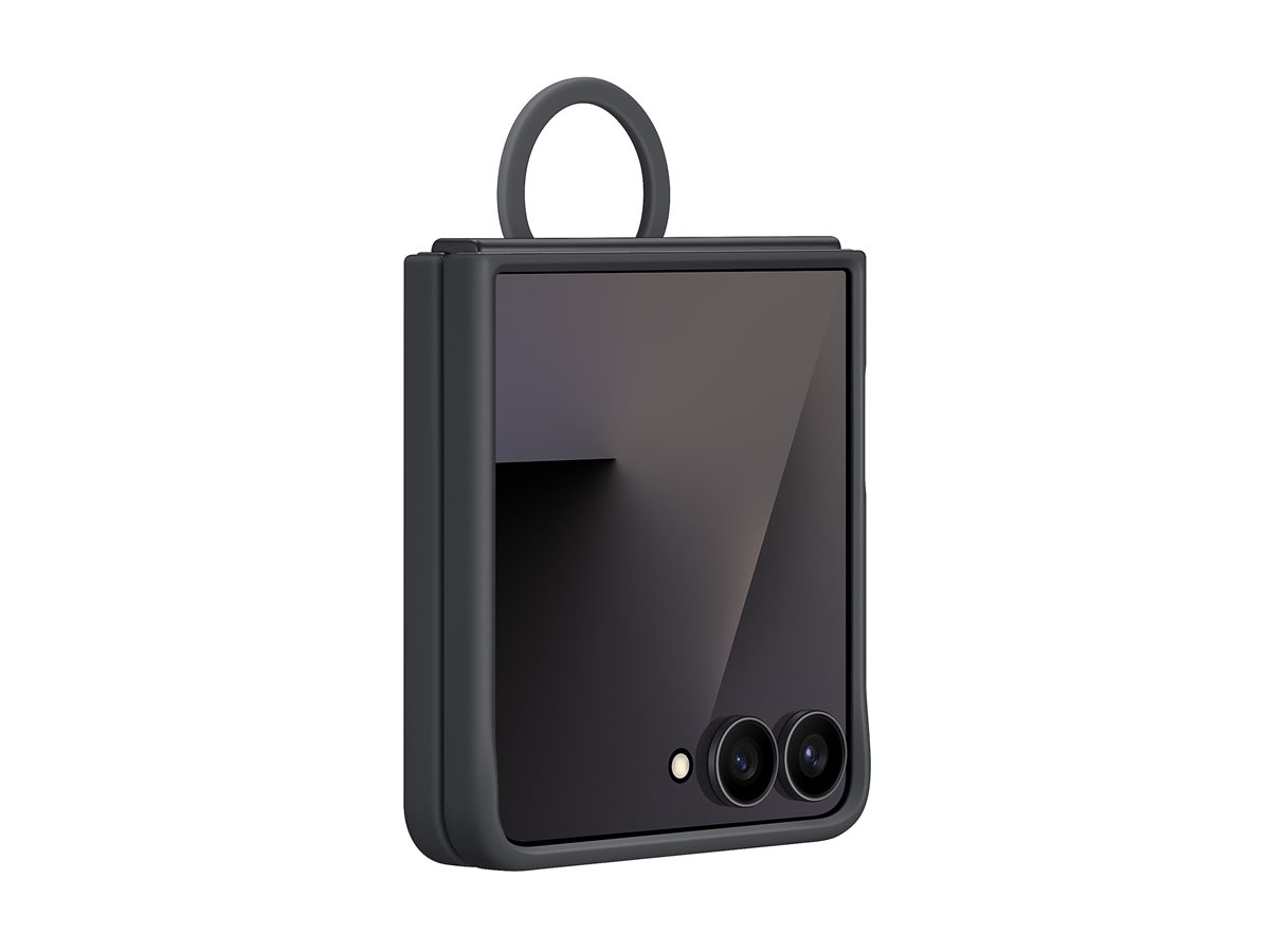 Capa Silicone Samsung EF PF766 Com Anel Preto - Imagem 4