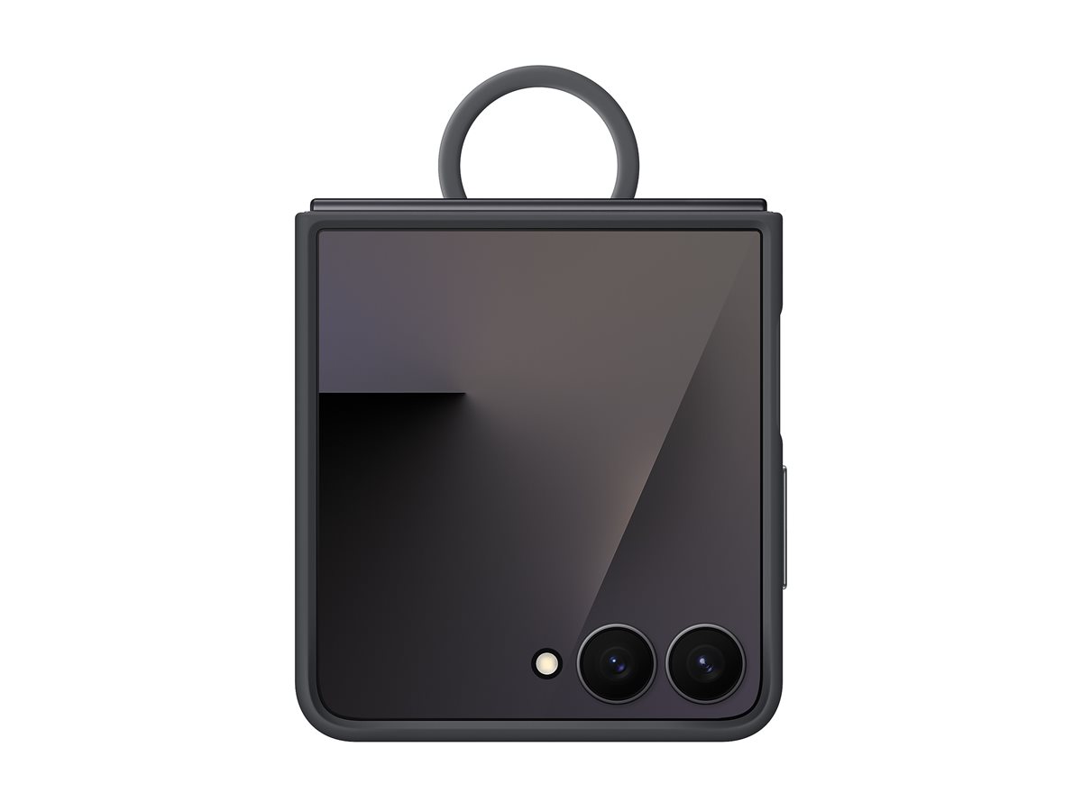 Capa Silicone Samsung EF PF766 Com Anel Preto - Imagem 3