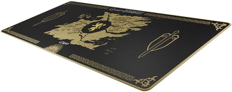 Tapete de Rato Lexip Game of Thrones Lannister Edition XXL Preto - Imagem 2