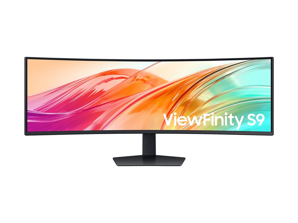 Monitor Curvo Samsung ViewFinity S9 S49F950UAU 49" DQHD 5120x1440 120Hz VA HDR400 USB-C 90W Altifalantes Preto - Imagem 3