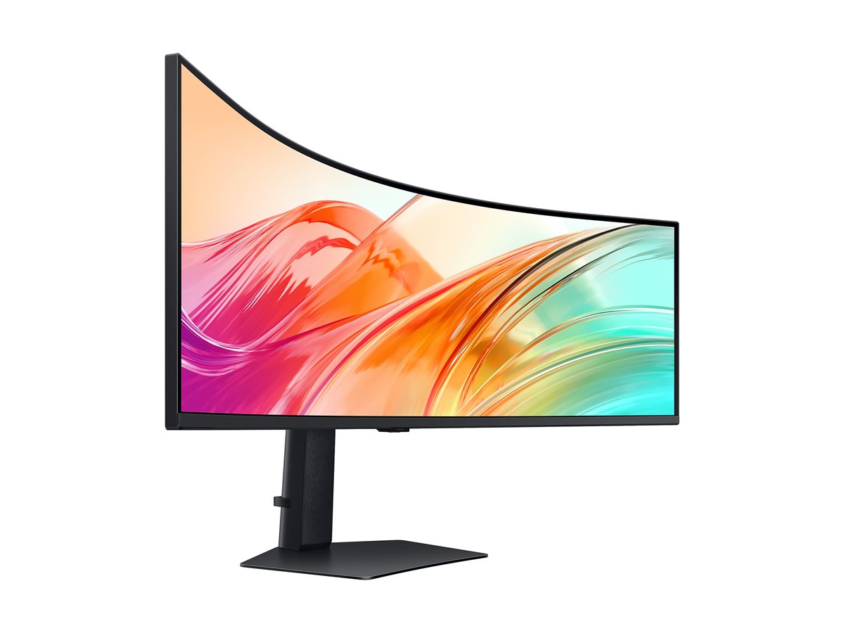 Monitor Curvo Samsung ViewFinity S9 S49F950UAU 49" DQHD 5120x1440 120Hz VA HDR400 USB-C 90W Altifalantes Preto - Imagem 4