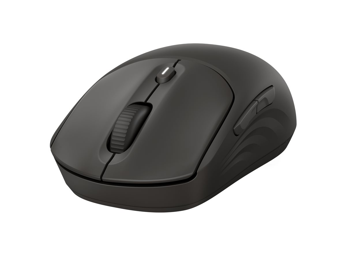 Rato Sem Fios HP 405 Silencioso Ambidestro Bluetooth 5.2 e 2.4 GHz com Receptor USB Preto