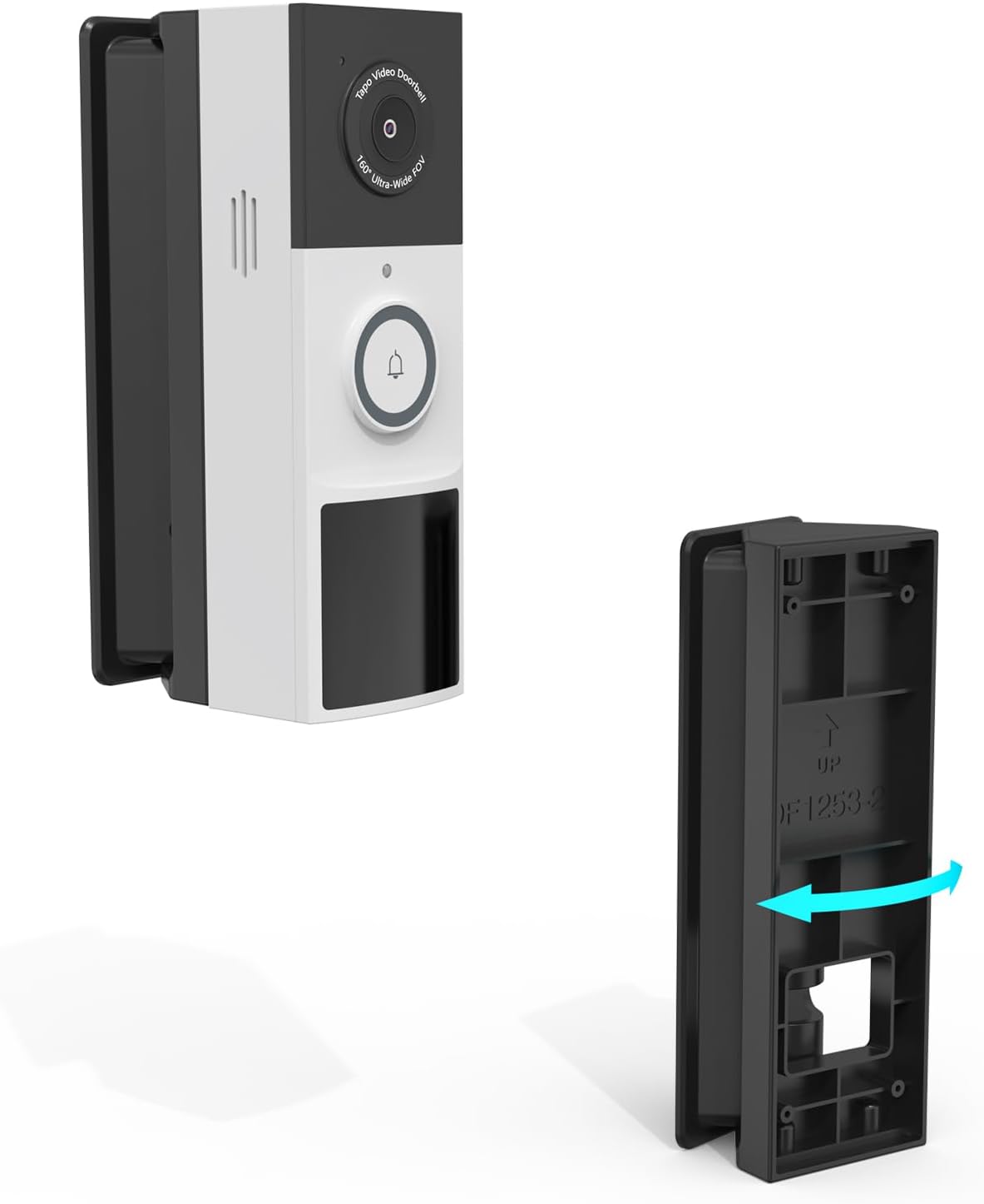 Campainha com Vídeo TP-LINK Tapo TD21 V1.6 Sem Fios com Sensor de Movimento Wi-Fi 2.4GHz e Chime Incluído Branca