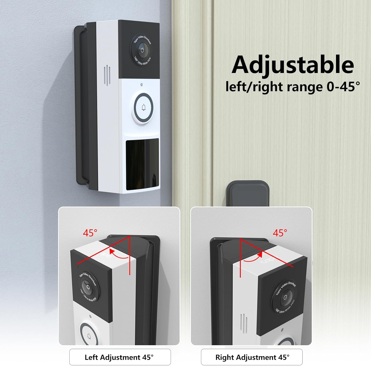 Campainha com Vídeo TP-LINK Tapo TD21 V1.6 Sem Fios com Sensor de Movimento Wi-Fi 2.4GHz e Chime Incluído Branca - Imagem 4