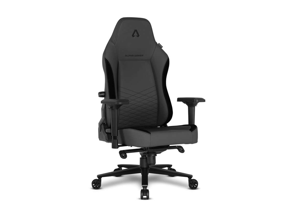 Cadeira Gaming Alpha Gamer Alegra V2 PU Preto - Imagem 2
