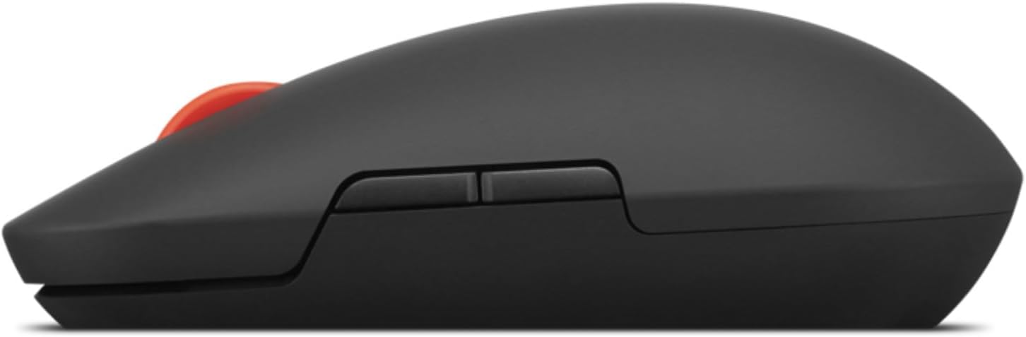 Rato Sem Fios Lenovo Pro Plus 6050 Multimodo Óptico 6 Botões Bluetooth 5.3 2.4GHz Preto Eclipse - Imagem 5
