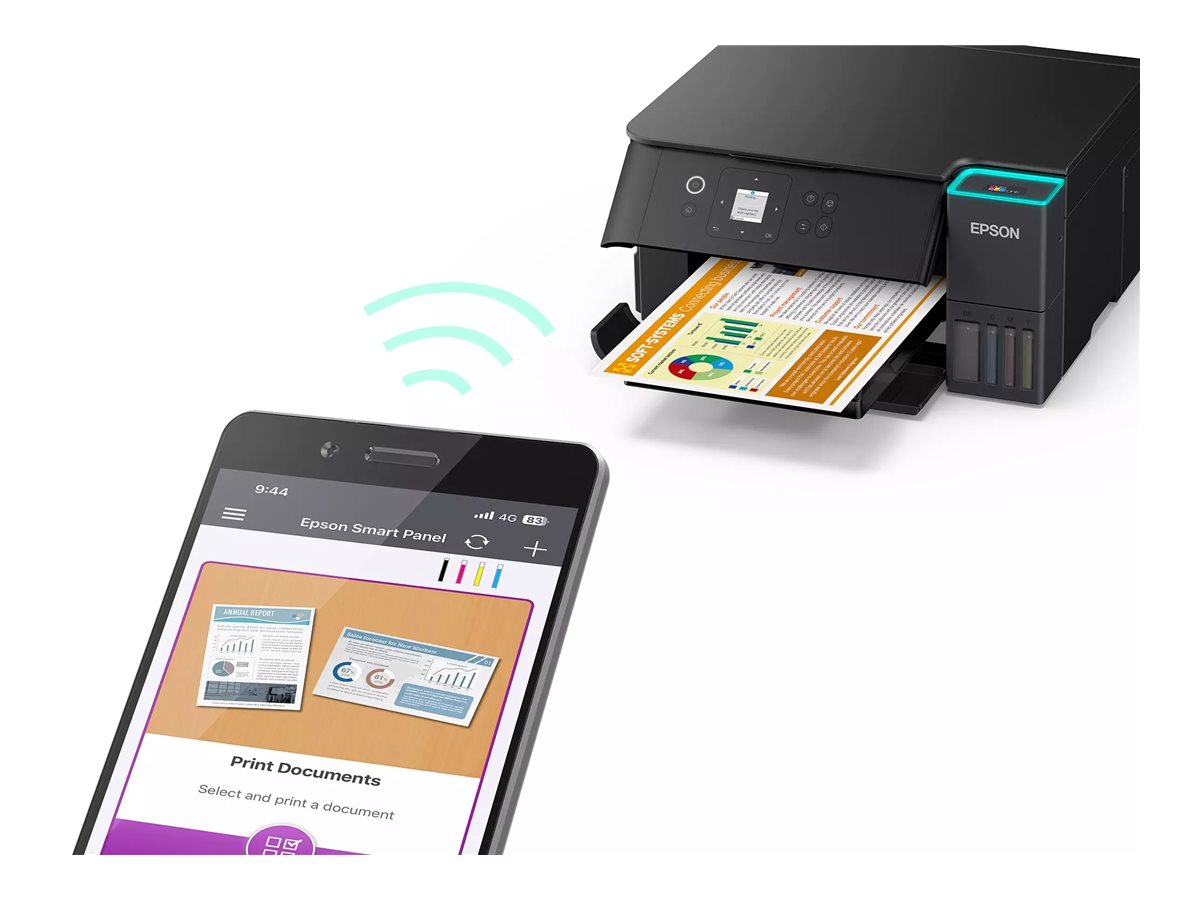 Impressora Multifunções Epson EcoTank ET-2950 Cores A4 Wi-Fi Preto - Imagem 6