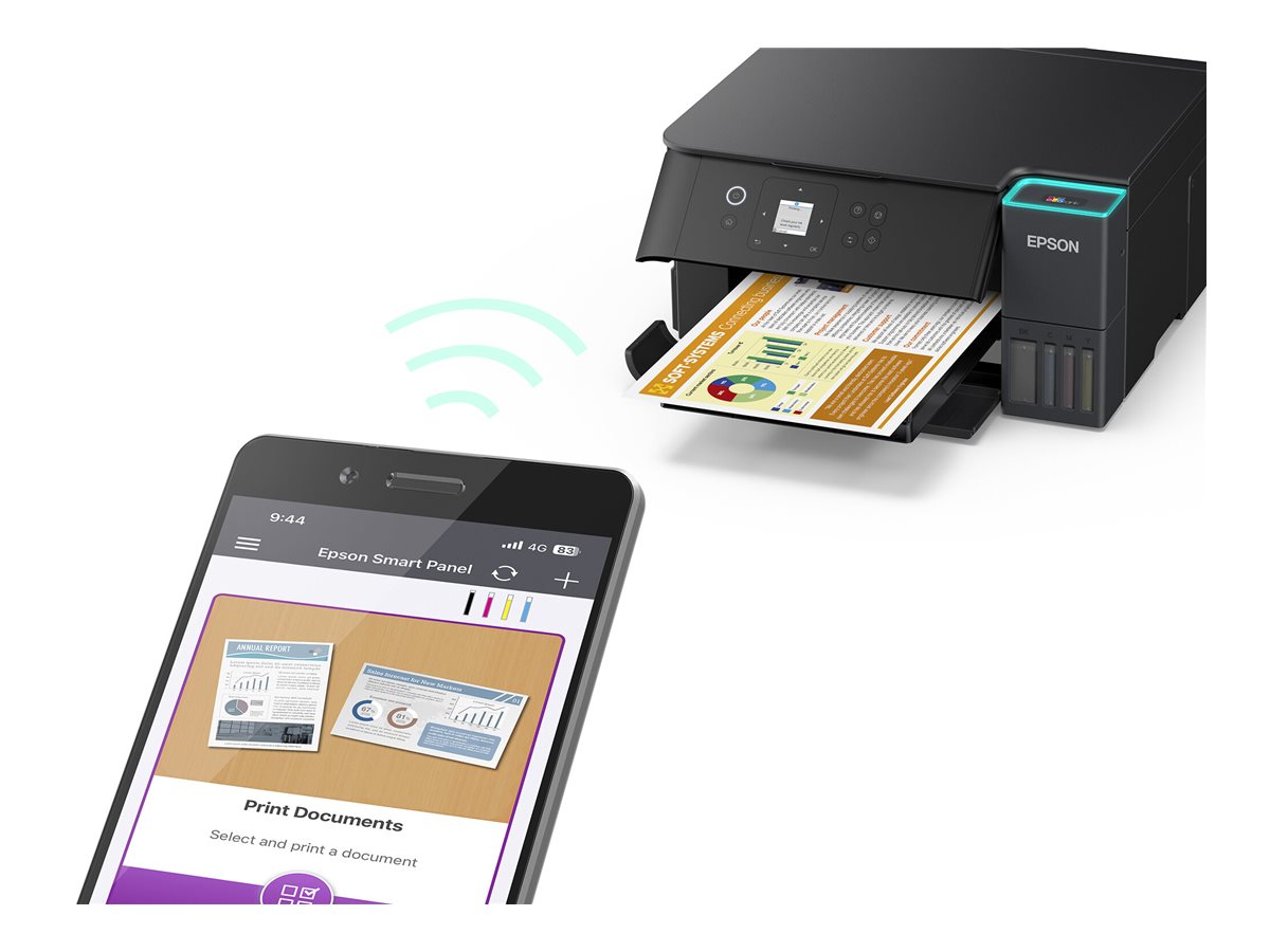 Impressora Multifunções Epson EcoTank ET-2950 Cores A4 Wi-Fi Preto - Imagem 5