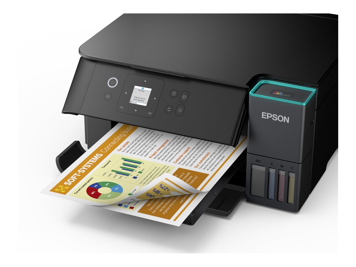 Impressora Multifunções Epson EcoTank ET-2950 Cores A4 Wi-Fi Preto - Imagem 4