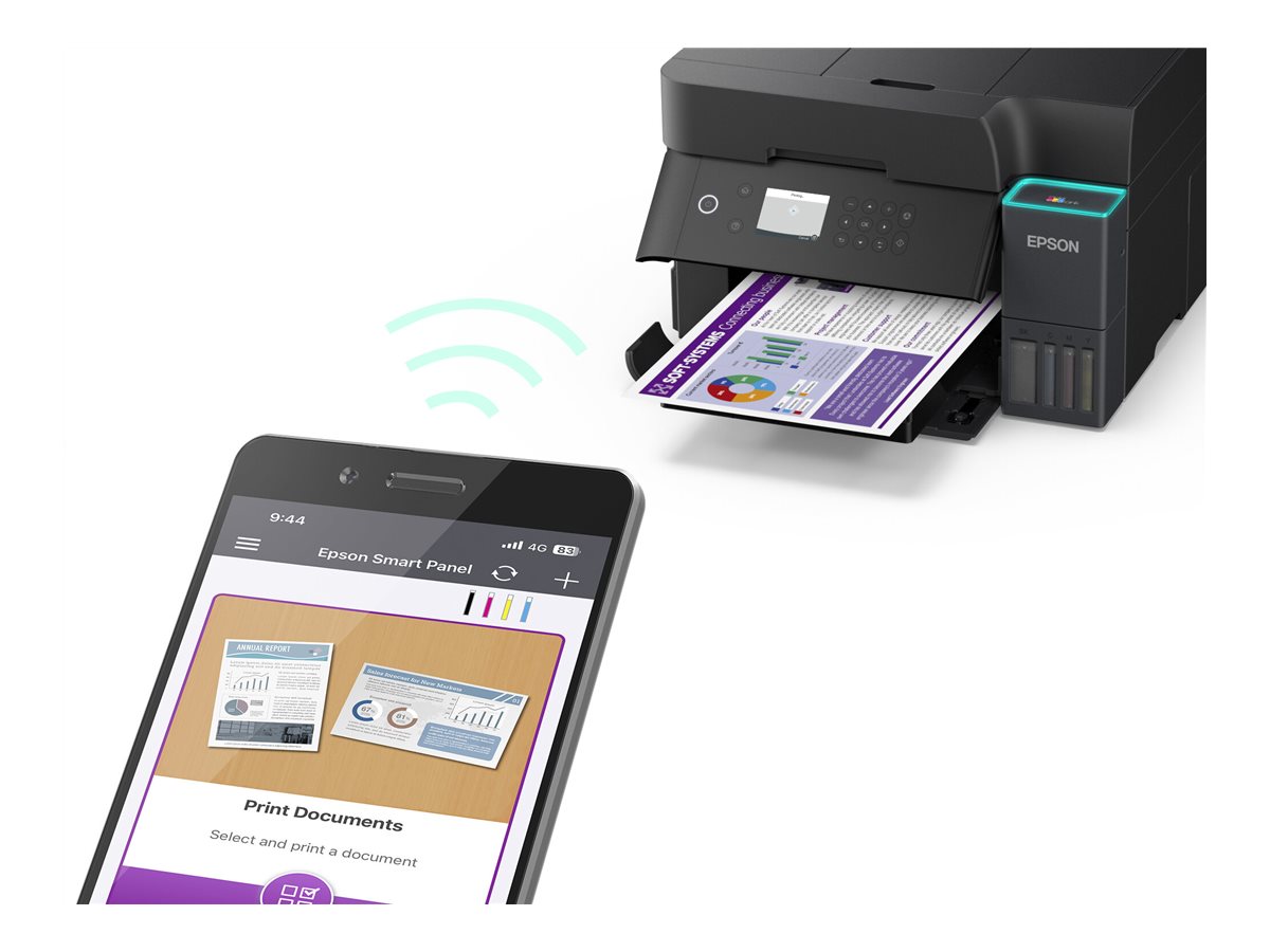 Impressora Multifunções Epson EcoTank ET-3950 A4 Cores Wi-Fi 250 folhas - Imagem 9
