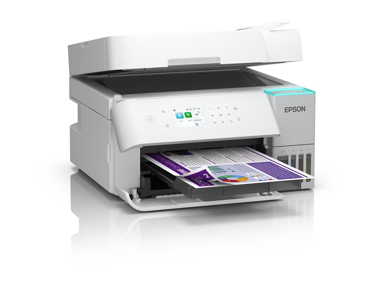 Impressora Multifunções Epson EcoTank ET-3956 A4 Wi-Fi Branco